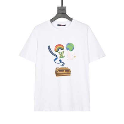 T-shirt imprimé colombe de la paix