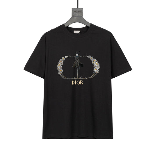 T-shirt imprimé citrouille épouvantail