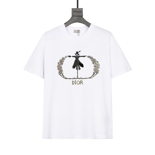 T-shirt imprimé citrouille épouvantail