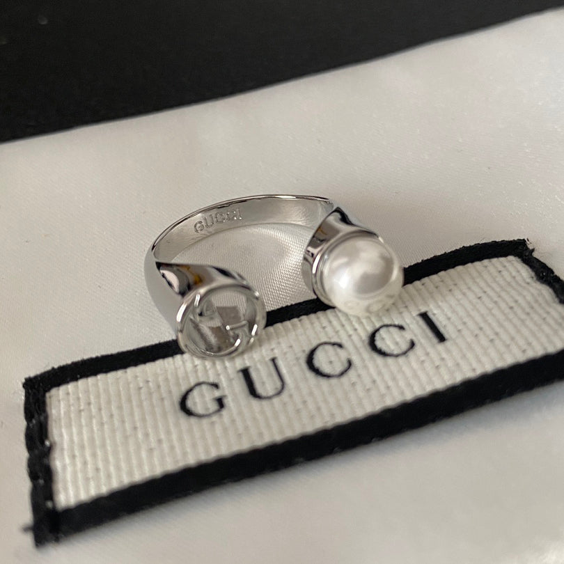 Anillo abierto Blondie Pearl Metal