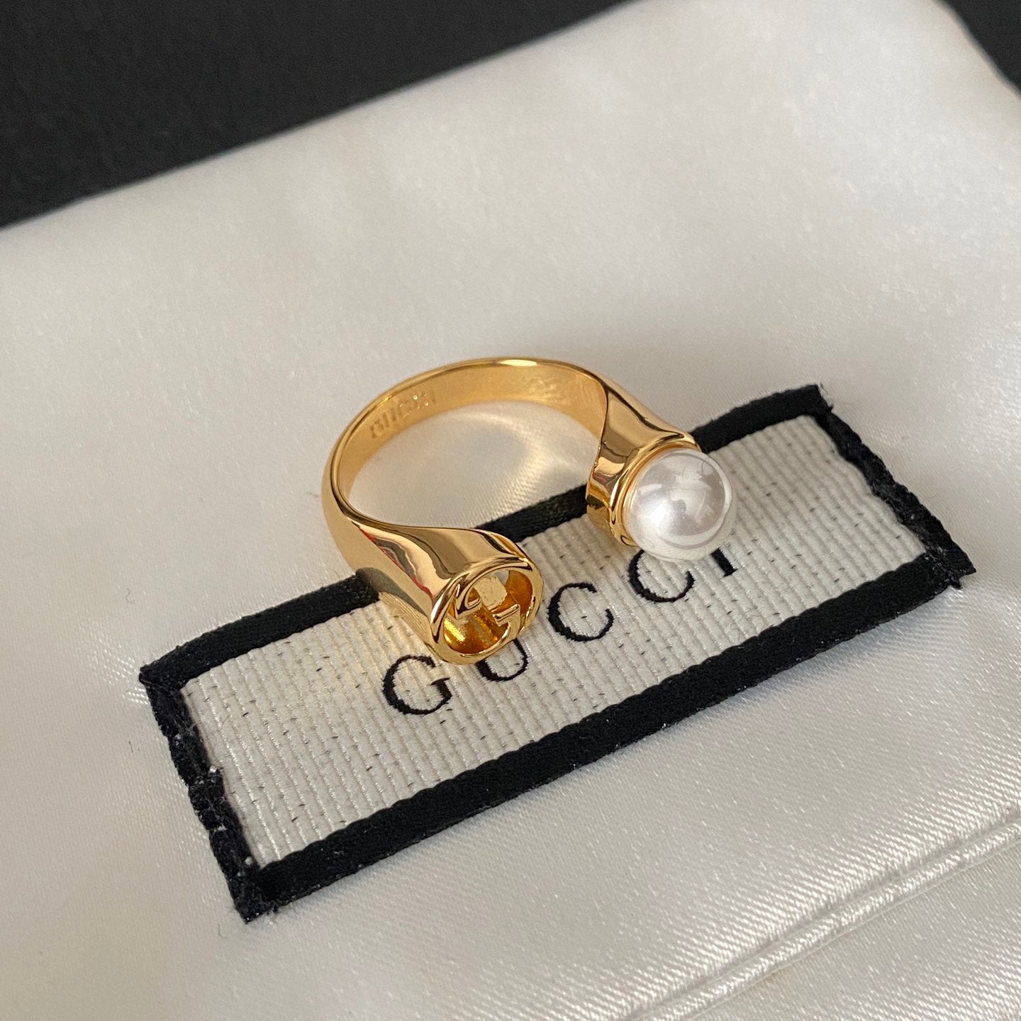 Anillo abierto Blondie Pearl Metal