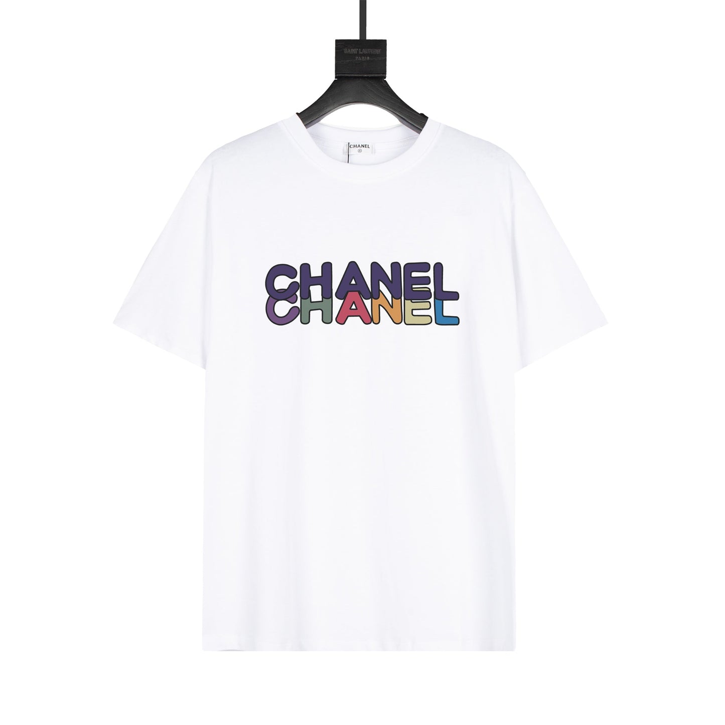 Camiseta con estampado de arcoíris