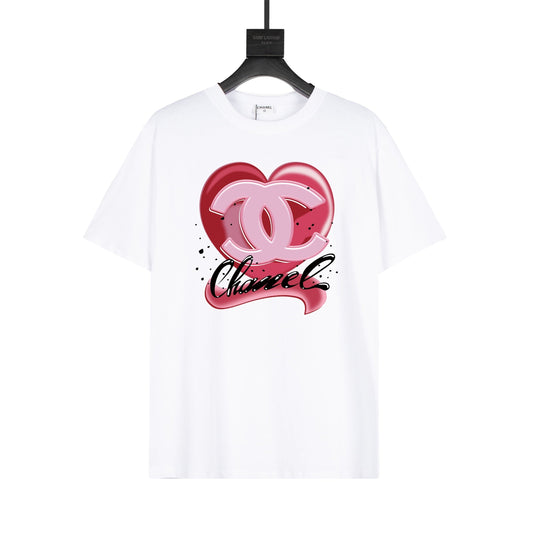 T-shirt imprimé cœurs