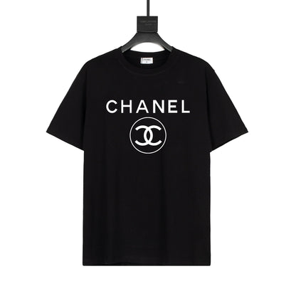 T-shirt simple en coton imprimé