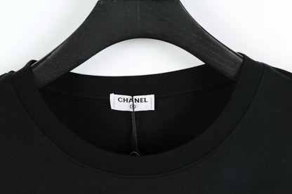 T-shirt simple en coton imprimé