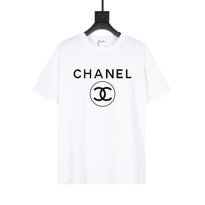 T-shirt simple en coton imprimé