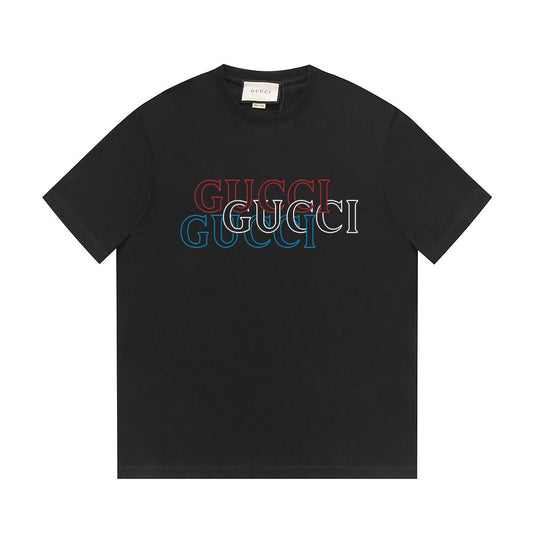 T-shirt simple en coton imprimé