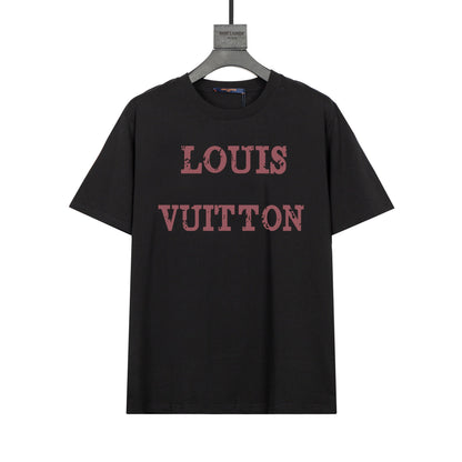 Camiseta con estampado de letras sencillo