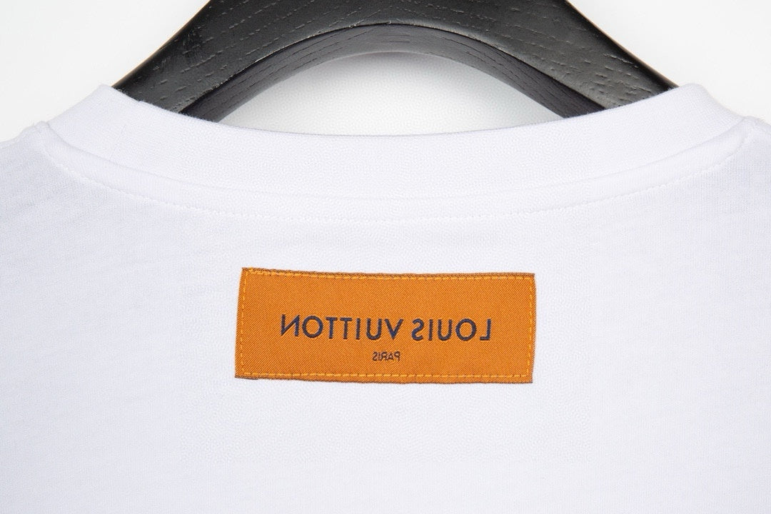 Camiseta con estampado de letras sencillo