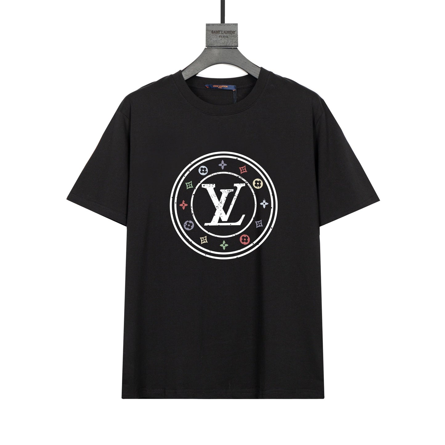 Camiseta con estampado circular