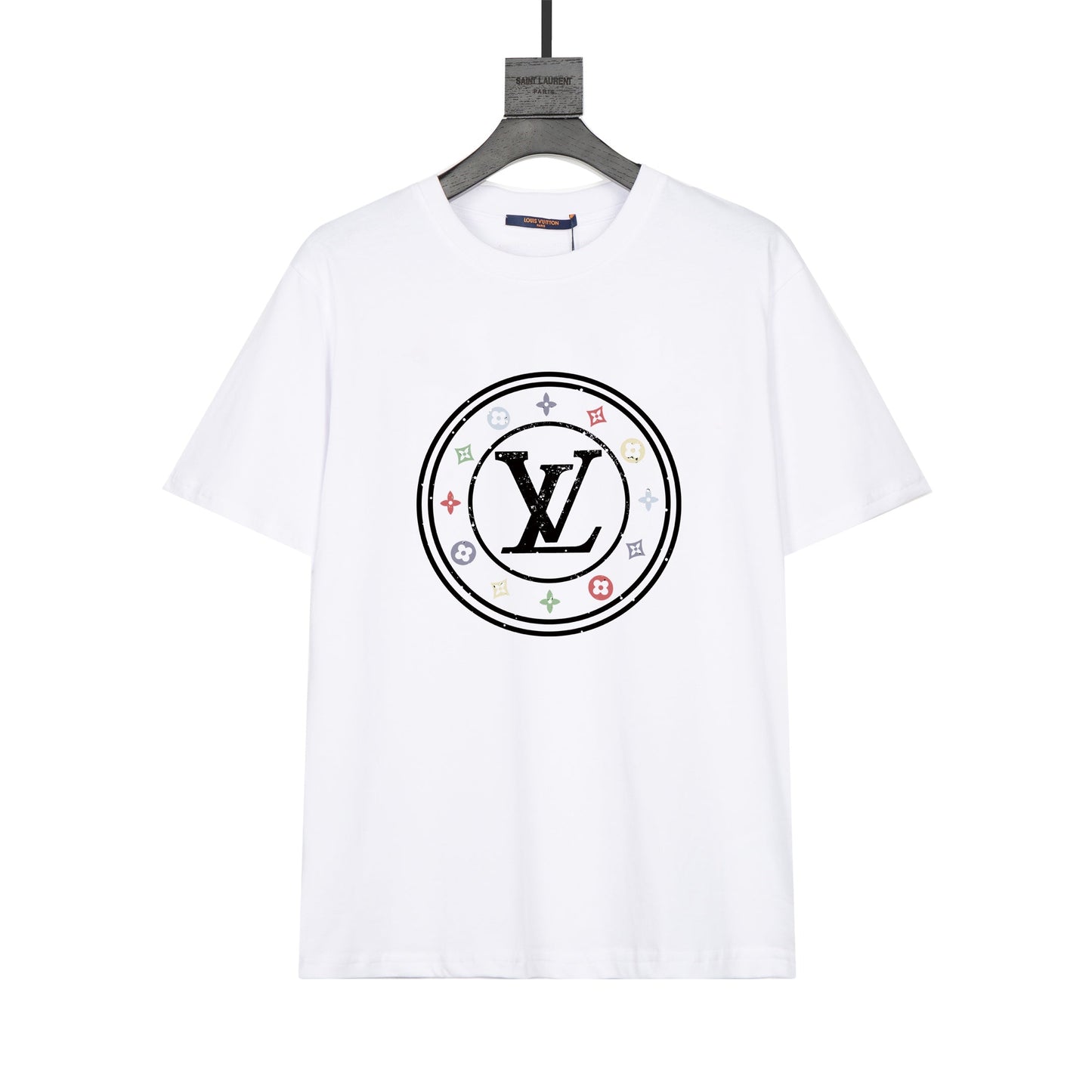 Camiseta con estampado circular