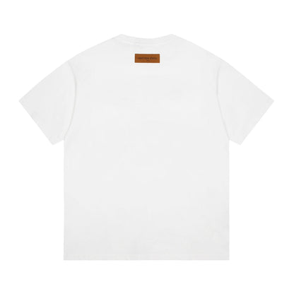 Camiseta de algodón estampada