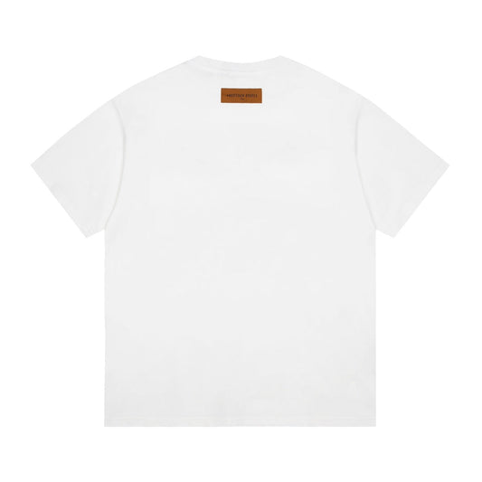 Camiseta estampada de algodón