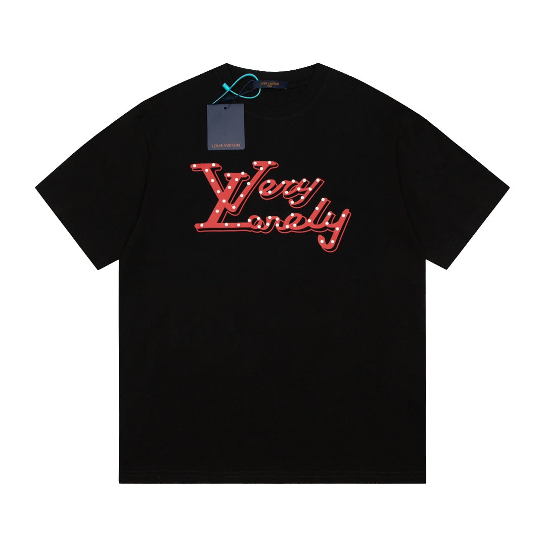 Camiseta estampada de algodón