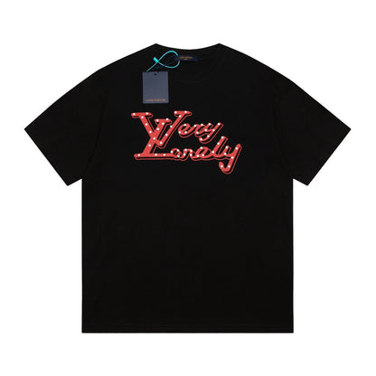 Camiseta estampada de algodón