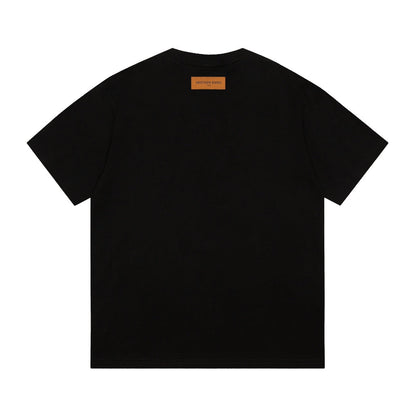 Camiseta estampada de algodón