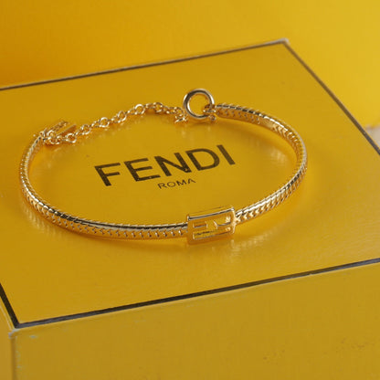 Bracelet baguette doré