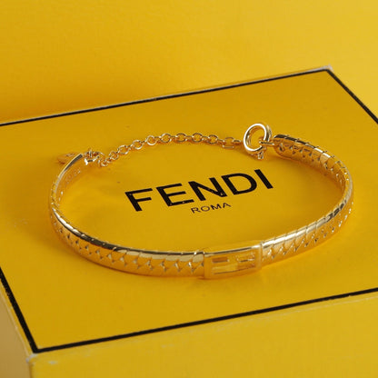 Bracelet baguette doré