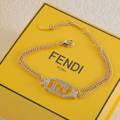 Bracelet en cristal entrelacé F