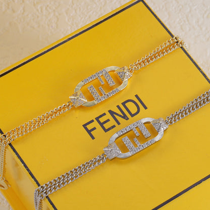 Bracelet en cristal entrelacé F
