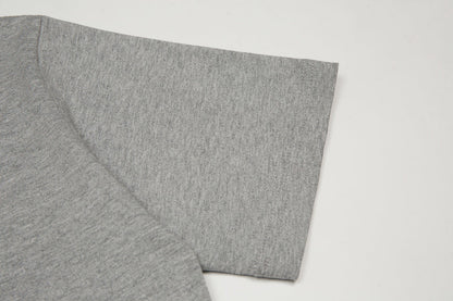 Camiseta vintage gris estampada