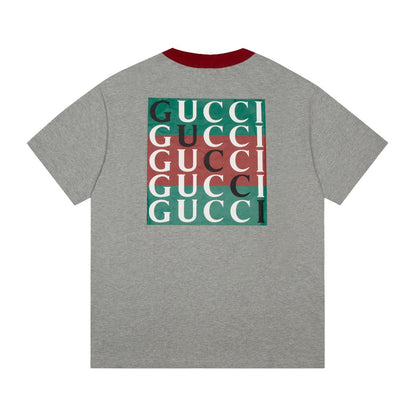 Camiseta vintage gris estampada