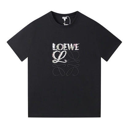 Camiseta de moda con estampado de letras