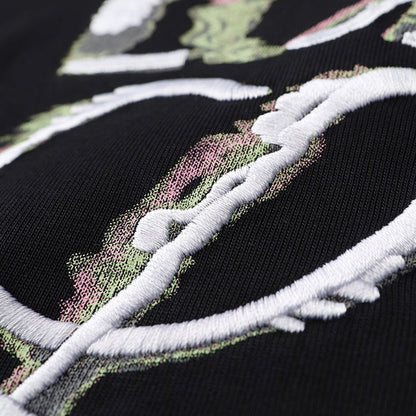 Camiseta de moda con estampado de letras