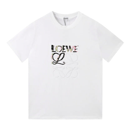 Camiseta de moda con estampado de letras
