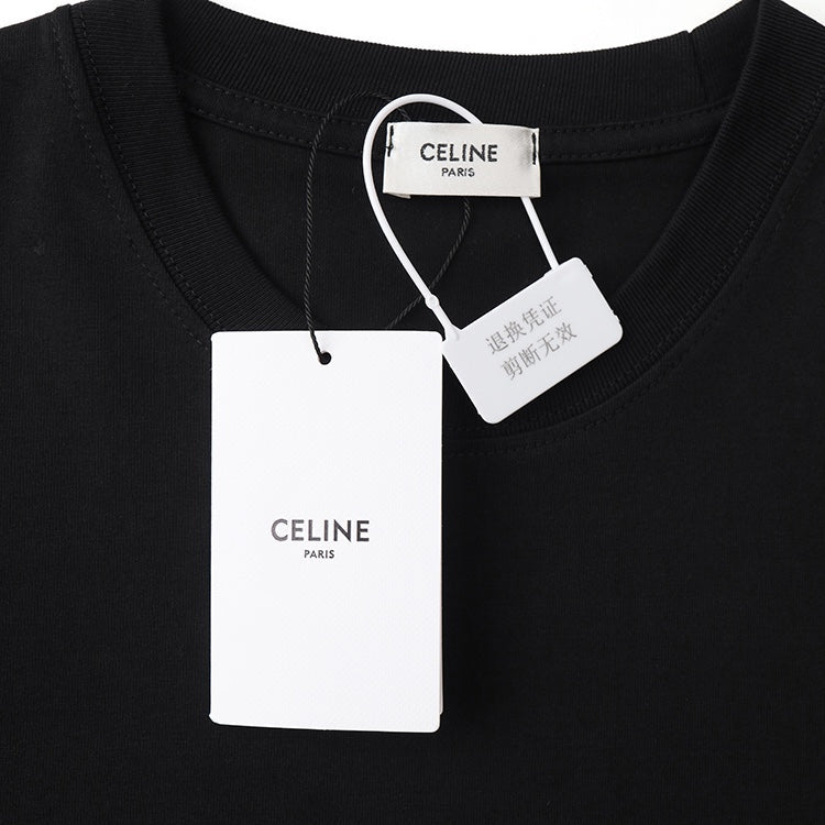 Camiseta de moda con estampado de letras