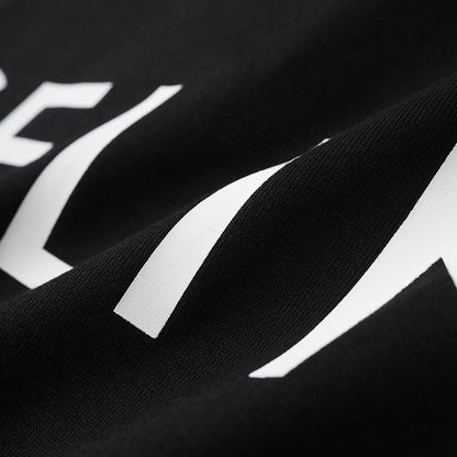 Camiseta de moda con estampado de letras