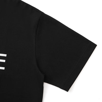 Camiseta de moda con estampado de letras