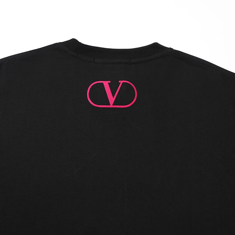 Camiseta con estampado de letras de moda