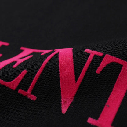 Camiseta con estampado de letras de moda
