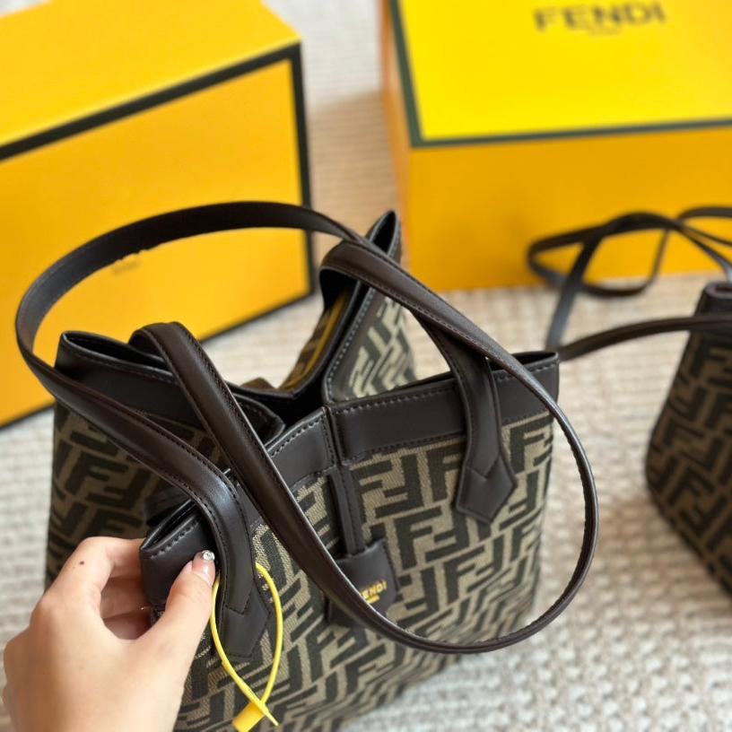 Bolso Cubo Origami con Patrón Retro F