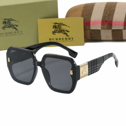 Gafas de Sol Cuadradas a Cuadros Retro