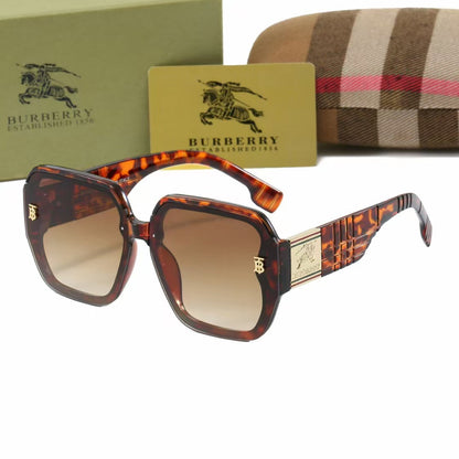 Gafas de Sol Cuadradas a Cuadros Retro