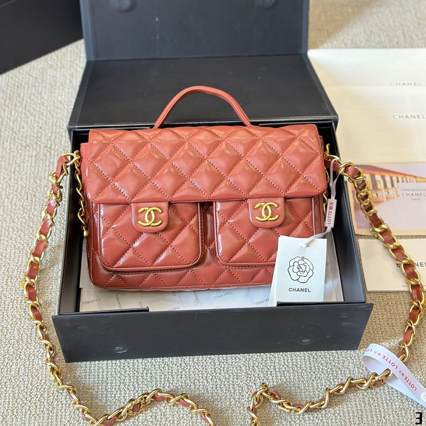 Bolso bandolera vintage 24A con doble asa y bolsillo