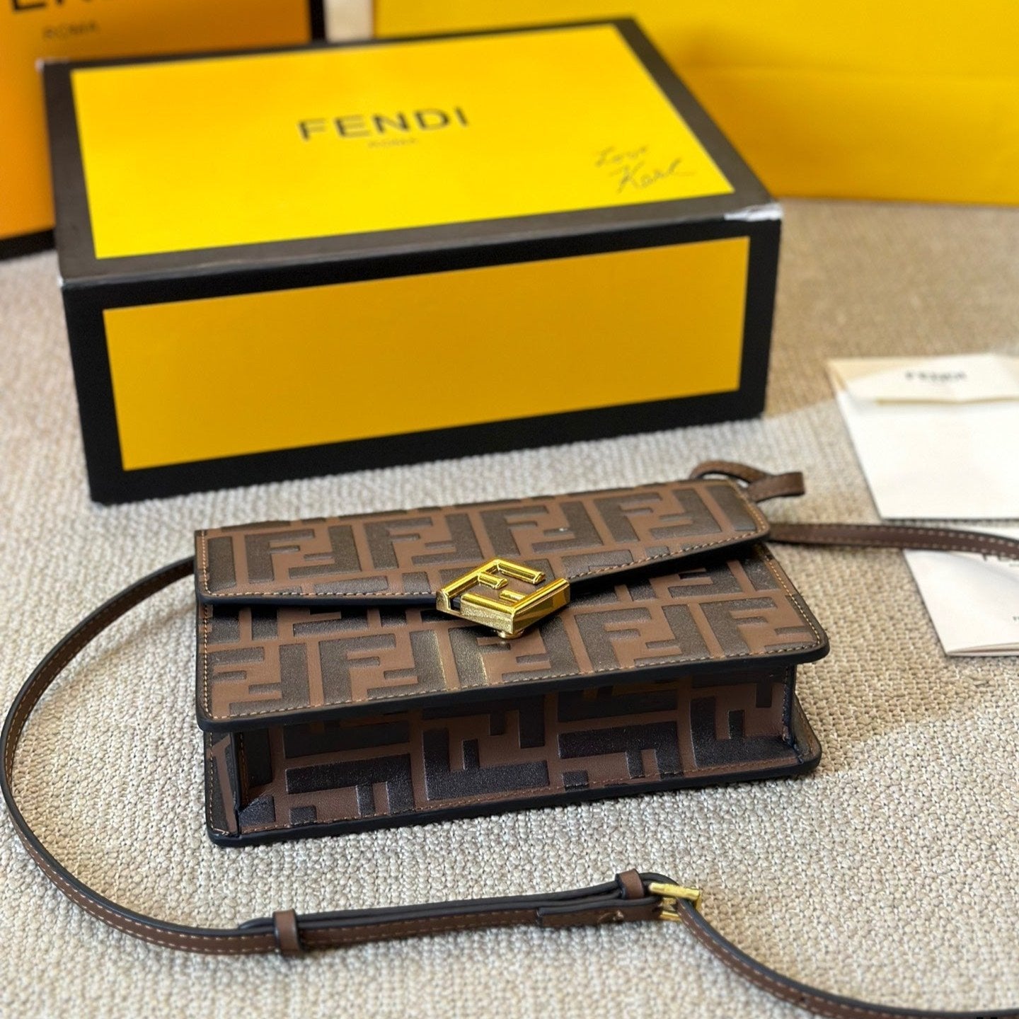 Bolso cruzado FF Diamonds