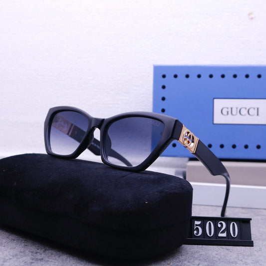 Lunettes de soleil rétro en métal G
