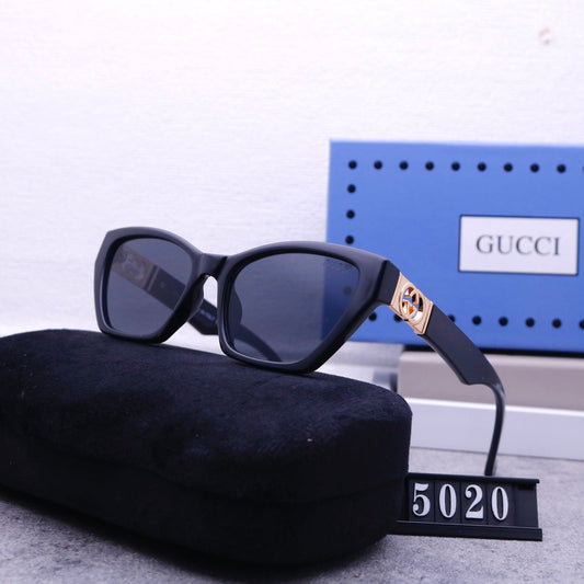 Lunettes de soleil rétro en métal G