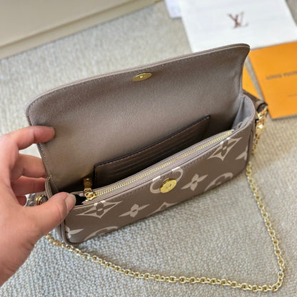 Cartera sobre cadena, bolso de hombro IVY