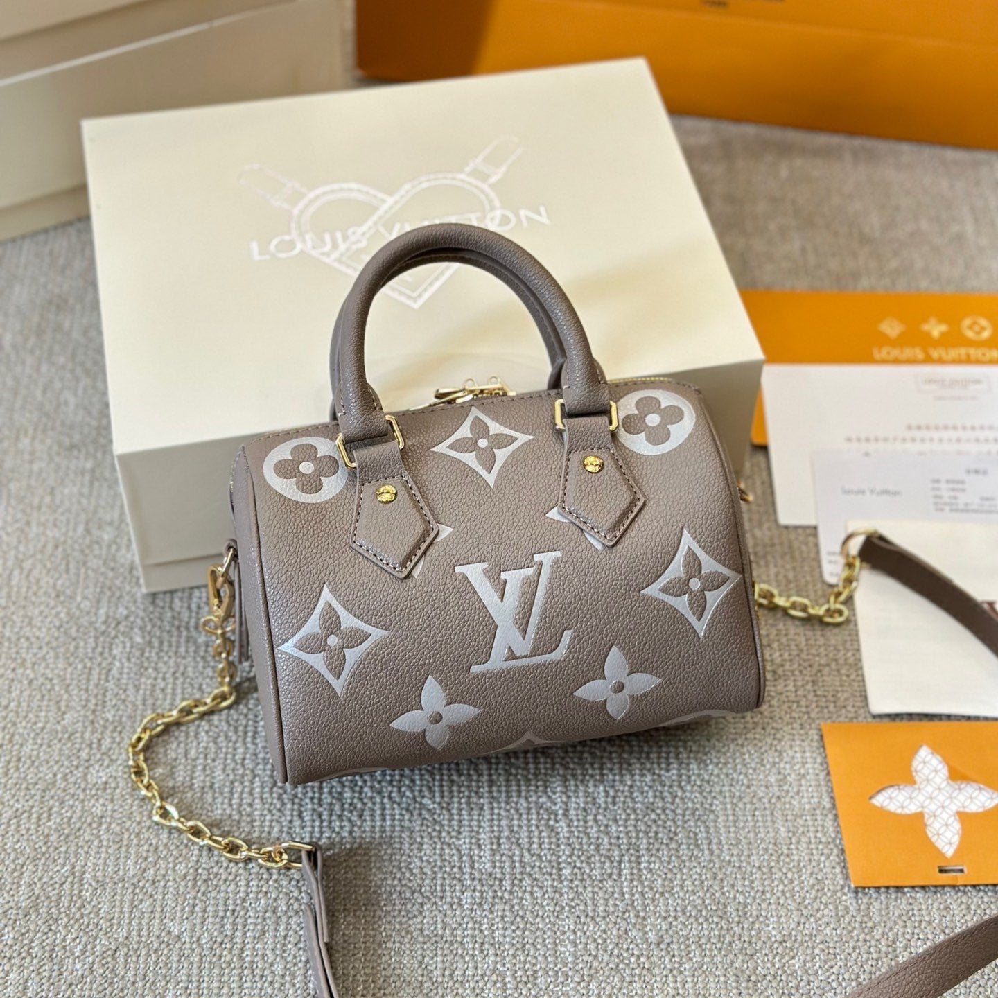 Bolso almohada Speedy 20 gris