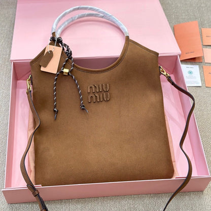 Sac cabas en suède