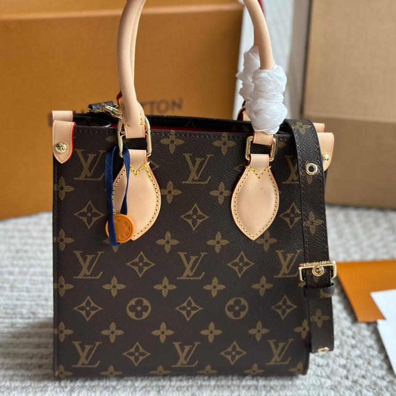 Bolso Petit Sac Plat de Cuero