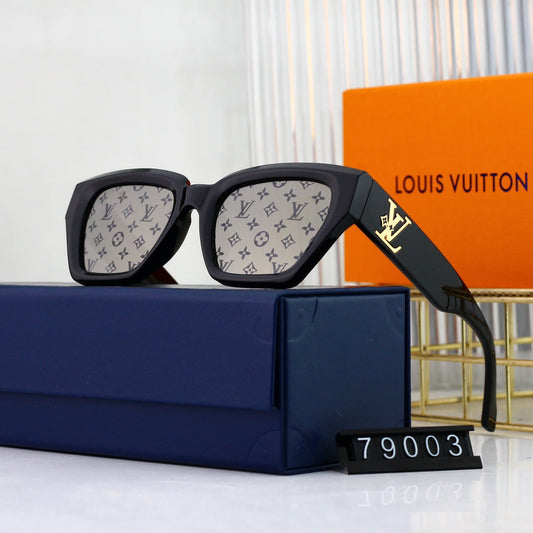 Lunettes de soleil carrées gaufrées tendance