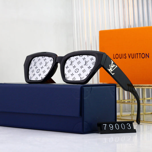 Lunettes de soleil carrées gaufrées tendance