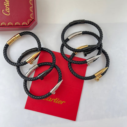 Pulsera de cuerda trenzada para uñas