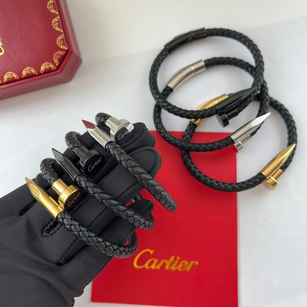 Pulsera de cuerda trenzada para uñas