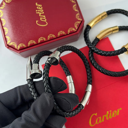 Pulsera de cuerda trenzada para uñas